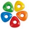 Hape: Easy-Grip Crayons - 5pc Vibrant Colors, Unique Shape With Center Hole For Small Hands, Non-Toxic, Coloring Art Supplies, Toddlers & Kids Ages 2+